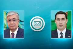 Тоқаев Түрікменстан президентін құттықтады