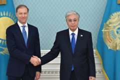 Президент Ресей Үкіметі төрағасының бірінші орынбасарын қабылдады