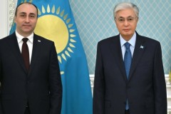 Қасым-Жомарт Тоқаев Грузияның Ішкі істер министрін қабылдады