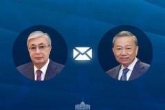 Мемлекет басшысы Вьетнам Президенті То Ламға құттықтау жеделхатын жолдады