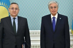 Президент ҰҚШҰ Бас хатшысы Таалатбек Масадыковты қабылдады