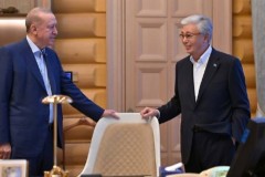 Қасым-Жомарт Тоқаев Түркия Президенті Режеп Тайип Ердоғанмен өткен кездесуден фотосурет жариялады
