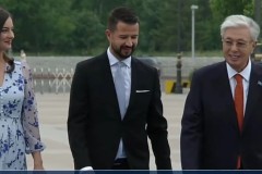 Тоқаев Тәуелсіздік сарайында Черногория Президентін қарсы алды