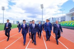 Бектенов Ұлттық спорт университетін арнайы барып тексерді