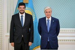 Президент Euronews директорлар кеңесінің төрағасы Педро Варгас Давидті қабылдады