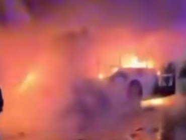 Астанада Қарқаралы тас жолында автобус жанып кетті