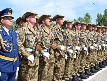 Көктемгі шақырылған сарбаздар әскери ант қабылдады
