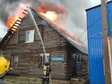 Ақмола облысында найзағайдан тұрғын үй өртенді