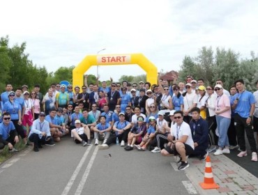 Қаржы министрлігінде жаңа Конституцияның құндылықтарына арналған велошеру өтті