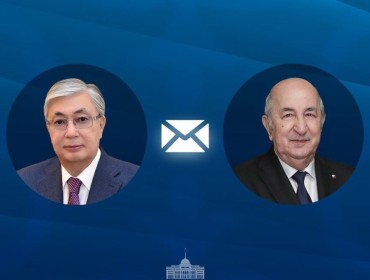 Тоқаев Алжир Президентін Тәуелсіздік күнімен құттықтады