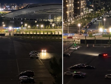 "Барыс Арена" маңындағы дрифт жол апатымен аяқталды