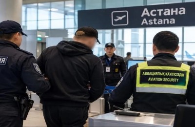 Астана әуежайында әзілдеген шетелдік азамат рейстен түсірілді