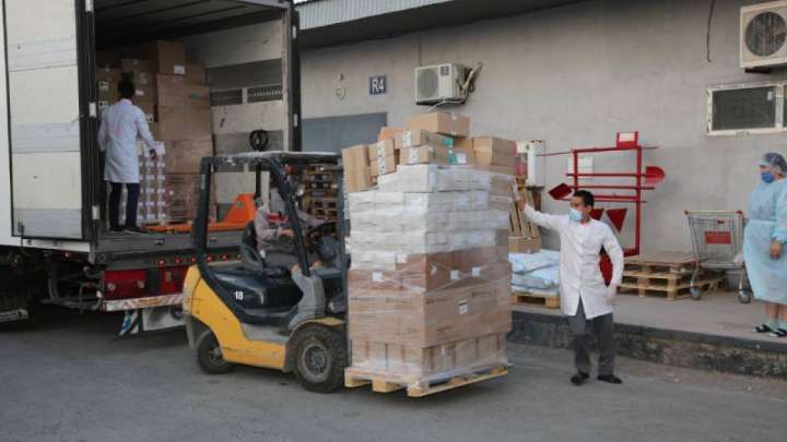 Атырауға дәрі-дәрмектің ірі партиясы тиелген жүк көлігі жетті