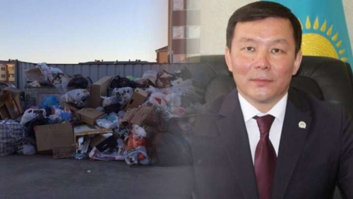 Балуан әкім «мусорды» жеңе алмай жүр