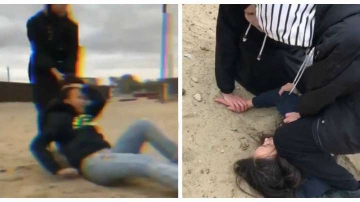 Қыздар төбелесті. Шенеуніктер таяқ жеді