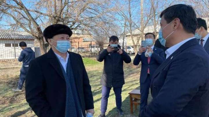 Шымкенттегі Қызыр баба мұнарасы жөнделіп жатыр