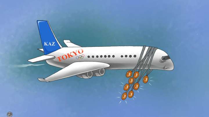 Карикатура сөйлесін: Олимпиададан оралғанда