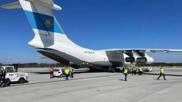 Алматыдан Украинаға гуманитарлық көмек жіберілді