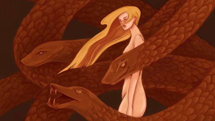 Тіл біткен жыландар