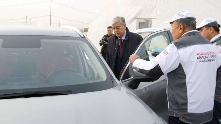 Алматыда көлік зауытының іргетасы қаланды