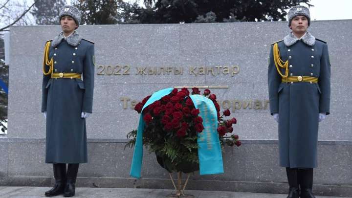 Алматыда Қаңтар құрбандарына арналған мемориал ашылды