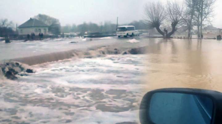 Түркістанда су тасқыны жалғасып жатыр