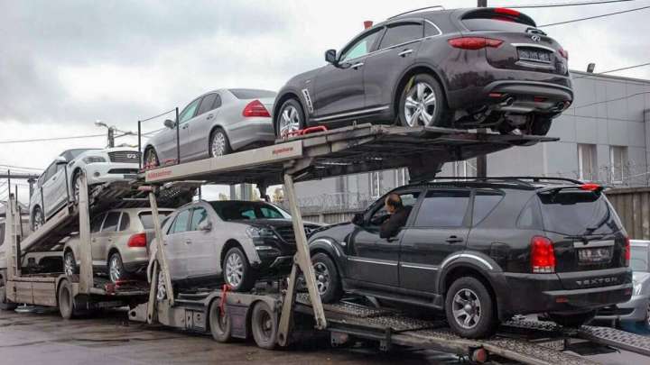 Сатылған көліктер қосалқы бөлшек деген желеуімен елге әкелінген