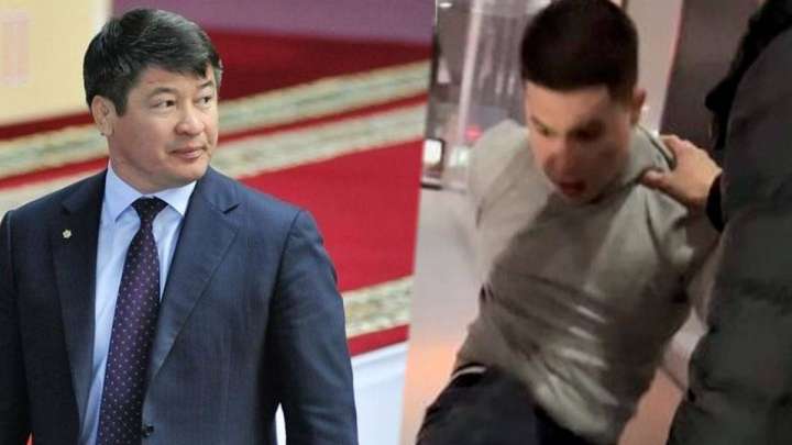 Дәулет Тұрлыхановтың ұлы екі адамды соққыға жықты