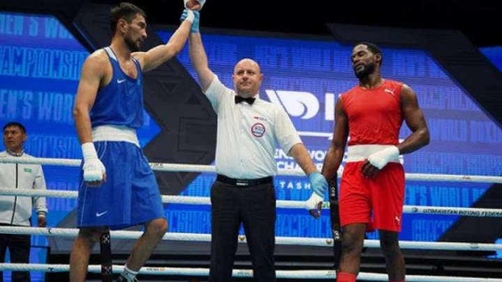 Ташкенттегі әлем чемпионаты.  Қос боксшы жартылай финалда 