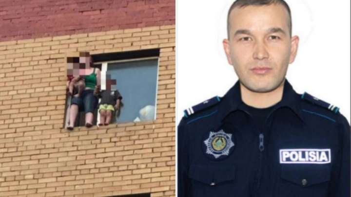 Астанчанка с двумя детьми решила выброситься из окна