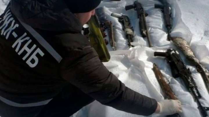 Қаңтар оқиғасы кезінде ұрланған қару-жарақ табылды