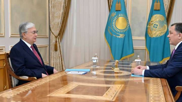 Президент Маңғыстау облысының әкімі Нұрлан Ноғаевты қабылдады