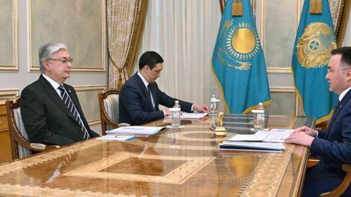 Мемлекет басшысы Жоғарғы Сот төрағасы Асламбек Мерғалиевті қабылдады