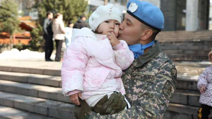 Қазақстандық әскерилер Таяу Шығысқа аттанды (ФОТО)