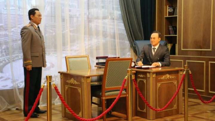 Назарбаевтың тағы бір мүсіні алынды