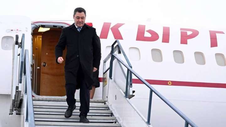 Садыр Жапаров Қазақстанға келе жатыр