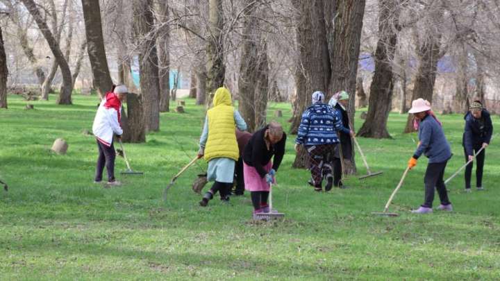 «Таза Қазақстан»: Жамбыл облысы Жуалы ауданы да акцияға белсенді қатысып жатыр