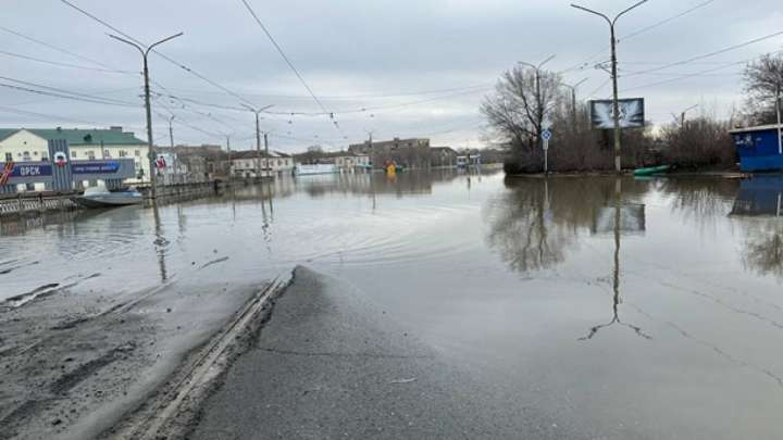 Орынбор маңындағы Жайық өзенінде су деңгейі 1054 см-ге дейін көтерілді