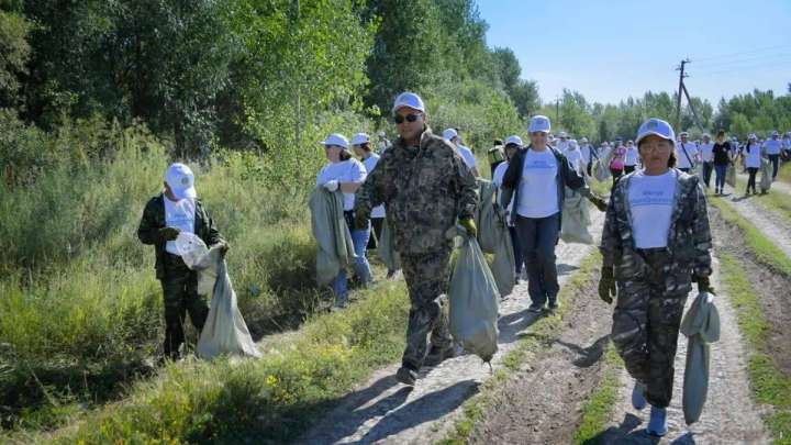 «Таза Қазақстан»:  Павлодарлықтар туған өлкесін абаттандыруға белсенді қатысуда