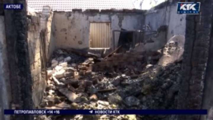 Ақтөбеде саяжайдағы үйден шыққан өрттен егде жастағы ерлі-зайыпты қаза тапты