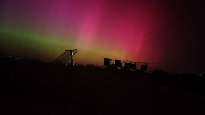 СҚО тұрғындары солтүстік шұғыласын тамашалай алды