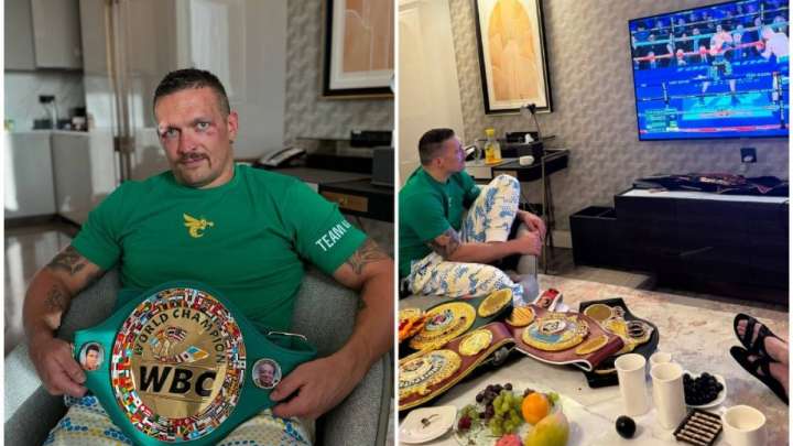 Усик кәсіпқой бокстағы бүкіл белдігін көрсетті