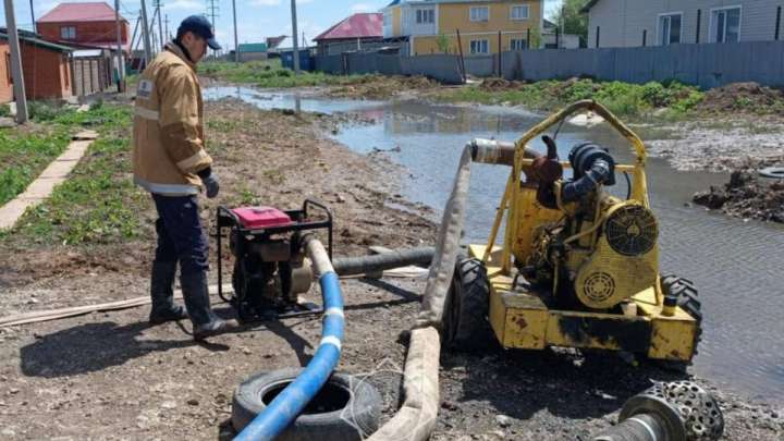 Астана іргесіндегі Қояндыда суды сору жұмыстары жалғасып жатыр