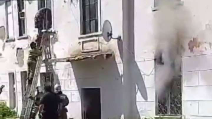 Ақмола облысында 4 адам өрттен құтқарылды (ВИДЕО)