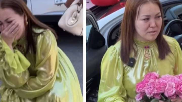 «Көлігінің жоқ екенін айтқан». Белгілі дизайнер актриса Жұлдызай Дүйсенбиеваға көлік сыйлады