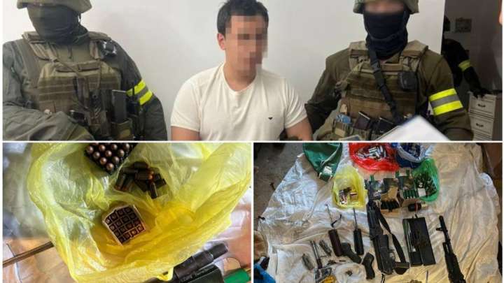 Ақтөбе облысында бір үйден 21 атыс қаруы табылған (ФОТО)