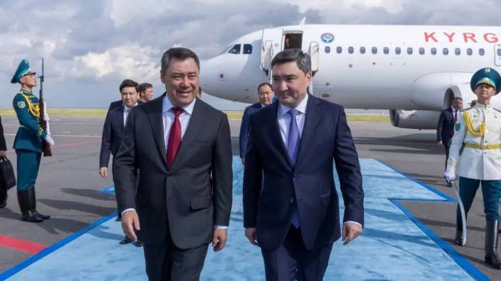 Астанаға Садыр Жапаров келді