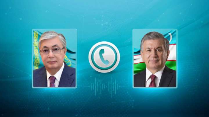 Қасым-Жомарт Тоқаев Өзбекстан Президентімен телефон арқылы сөйлесті