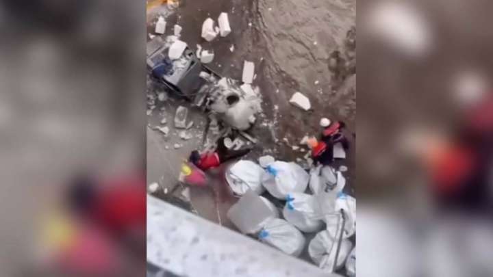 Астанадағы құрылыс алаңында жұмысшы биіктен құлап кеткен