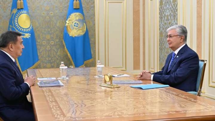 Ақмола облысының әкімі Тоқаевқа есеп берді